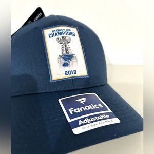 NWT NHL St. Louis Blues 2019 Stanley Cup Champion Brand New Adjustable Hat!